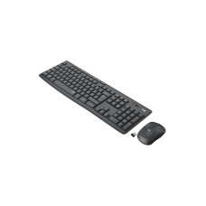 logitech MK295 Sessiz Kablosuz Türkçe Klavye Mouse Seti - Siyah
