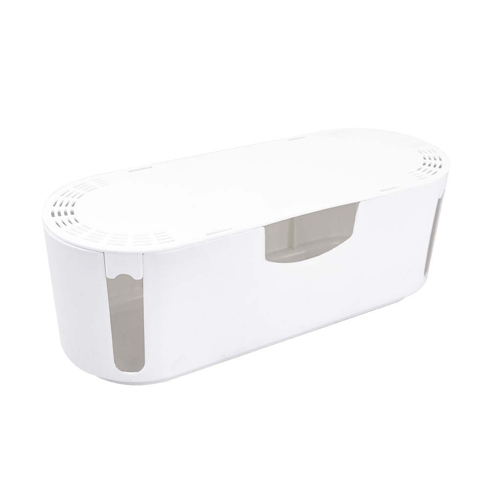 Decobella 50808 Kablo Düzenleyici Beyaz BPA İçermeyen Polipropilen 32,3 cm Derinlik 11,3 cm Yükseklik 12,3 cm