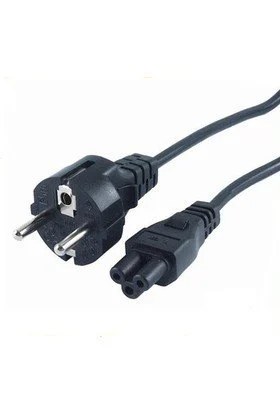 Adaptör power Lale - yonca 0.50mm Kablo Elektrik Güç Kablosu 1.2Mt